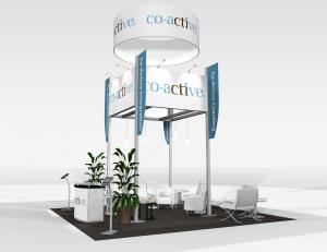 RE-9081 Co-active Trade Show Rental Exhibit -- Image 2